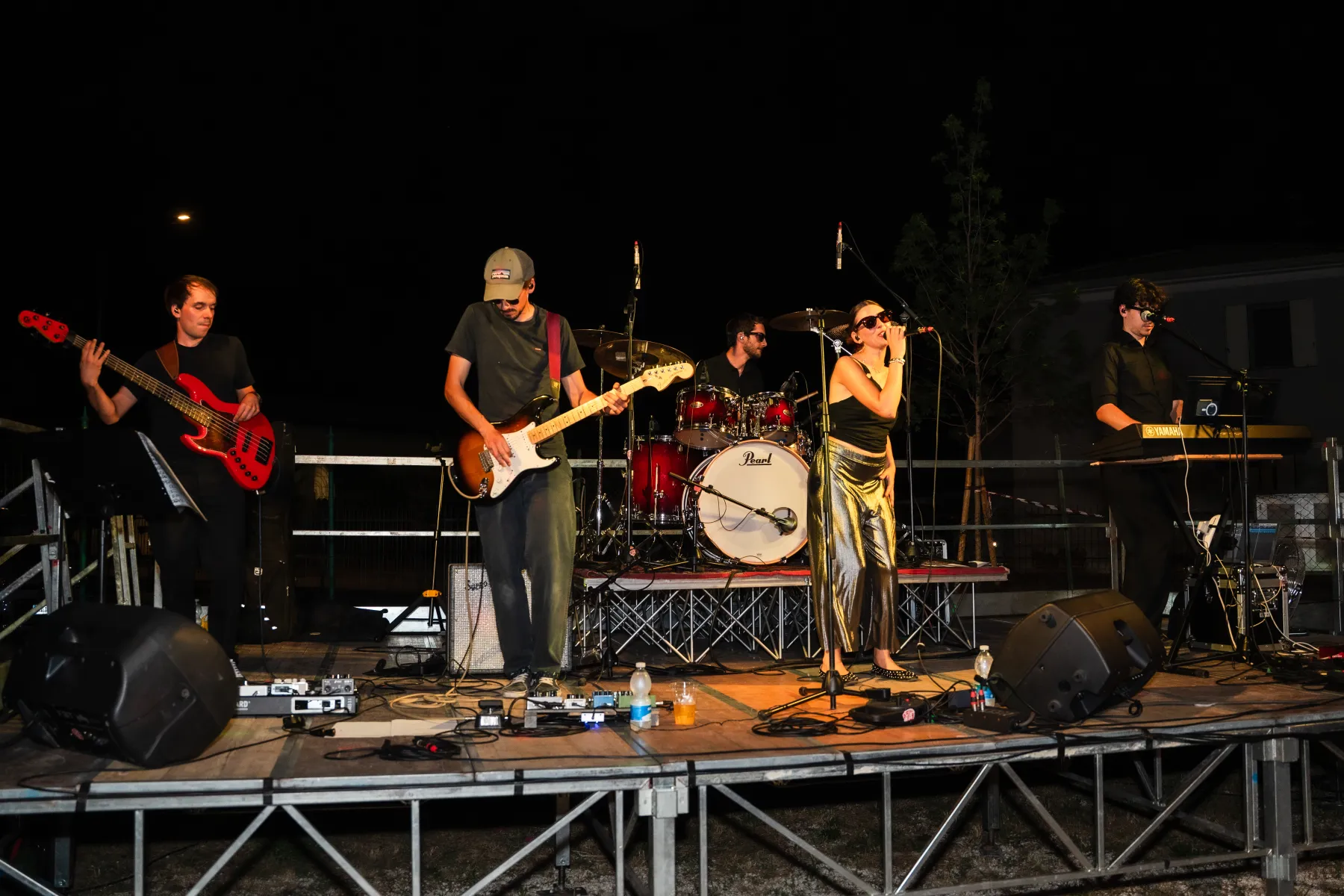 Party con band dal vivo in pista